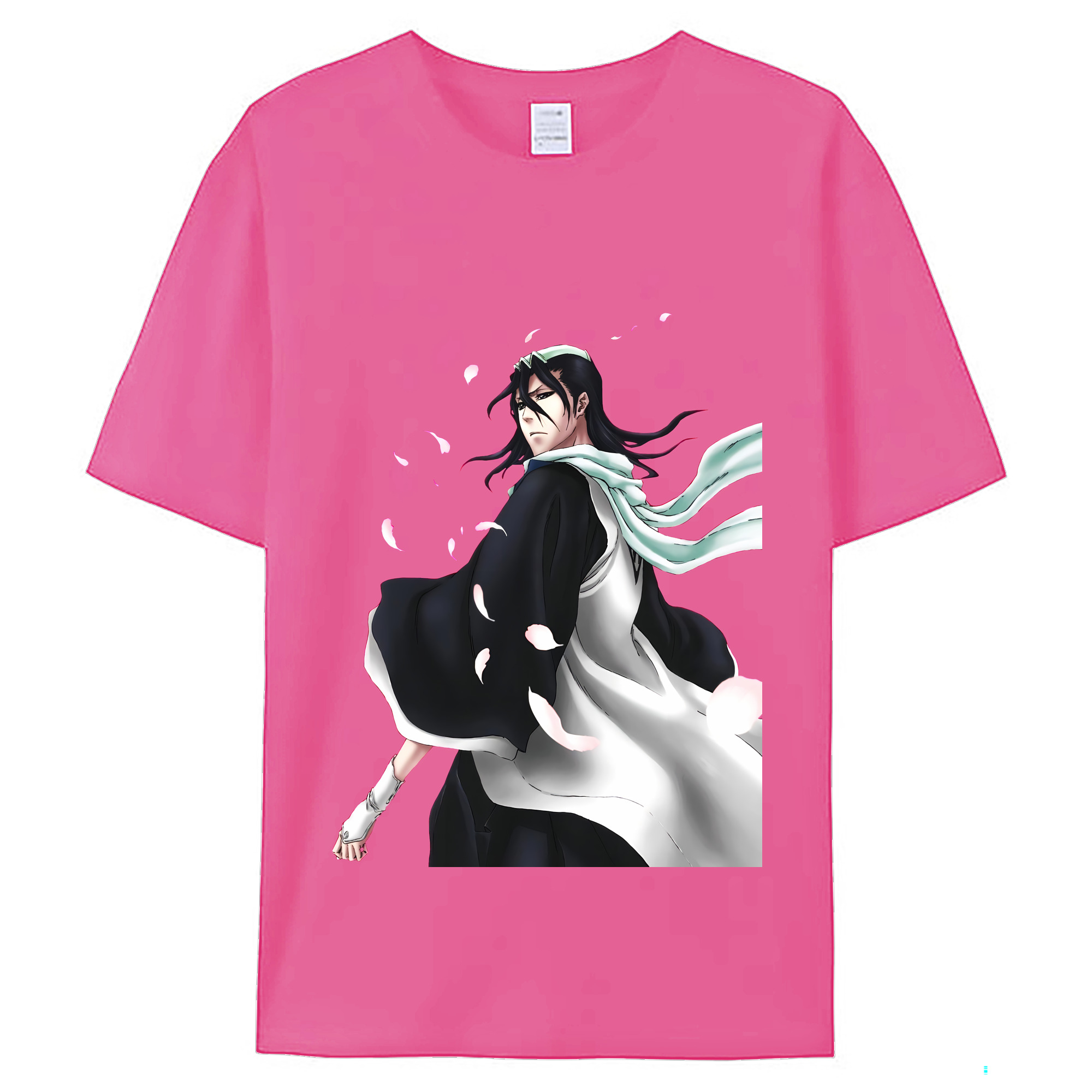 （画像用） ブリーチ くちき びゃくや BLEACH Kuchiki Byakuya レディースカジュアルプリントTシャツ（綿100％）